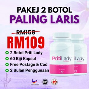 2 BOTOL PRITI LADY - RM109