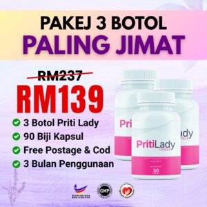 3 BOTOL PRITI LADY - RM139